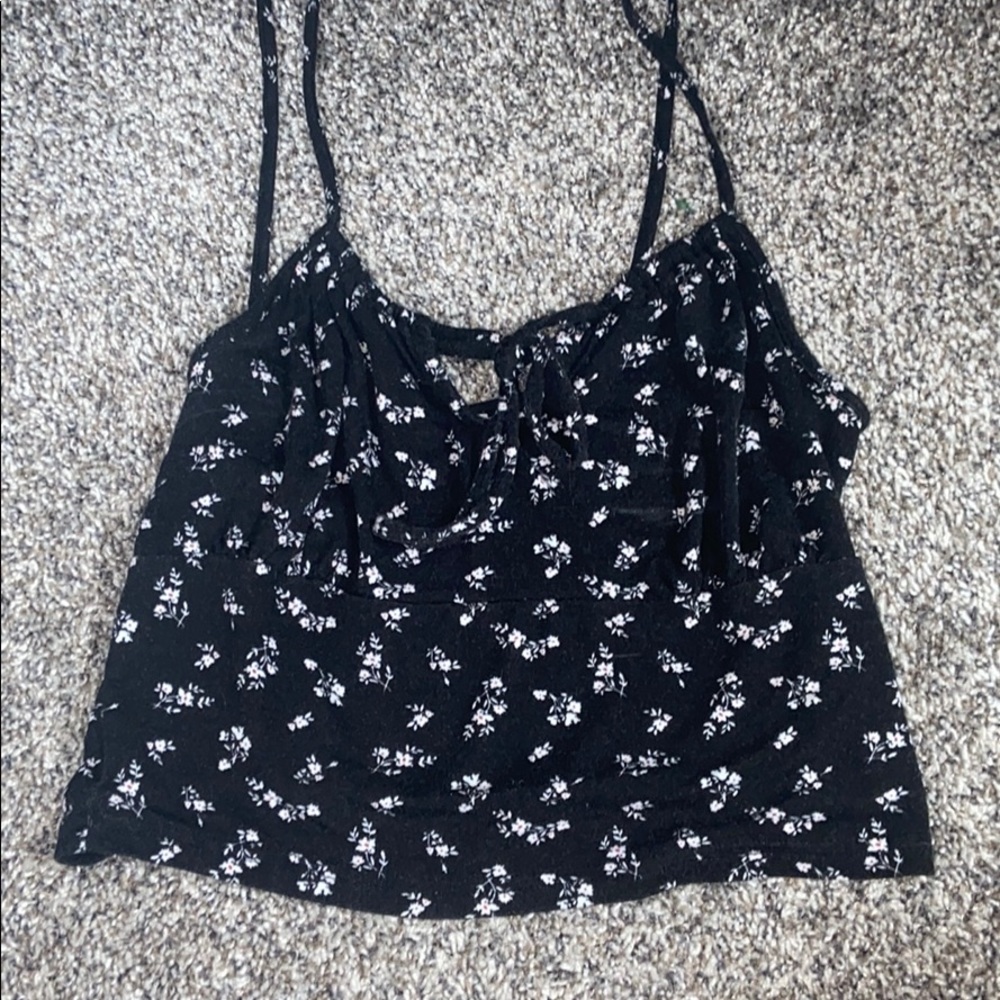 Spaghetti strap crop top